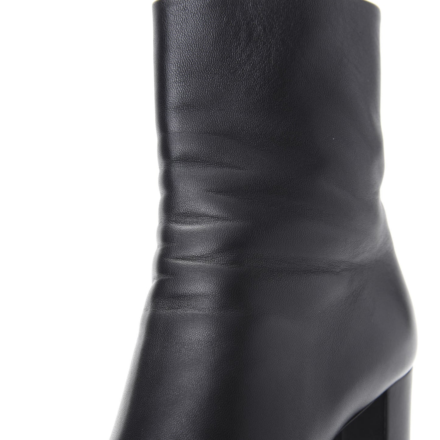 Nappa Vendome Loulou Ankle Zip Boot 39 Black