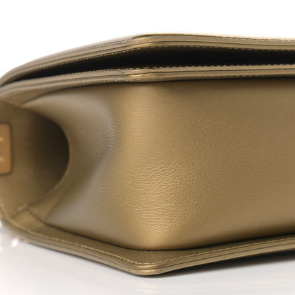 Chanel Metallic Patent Calfskin Quilted Medium Boy Flap Gold 8 of 16
