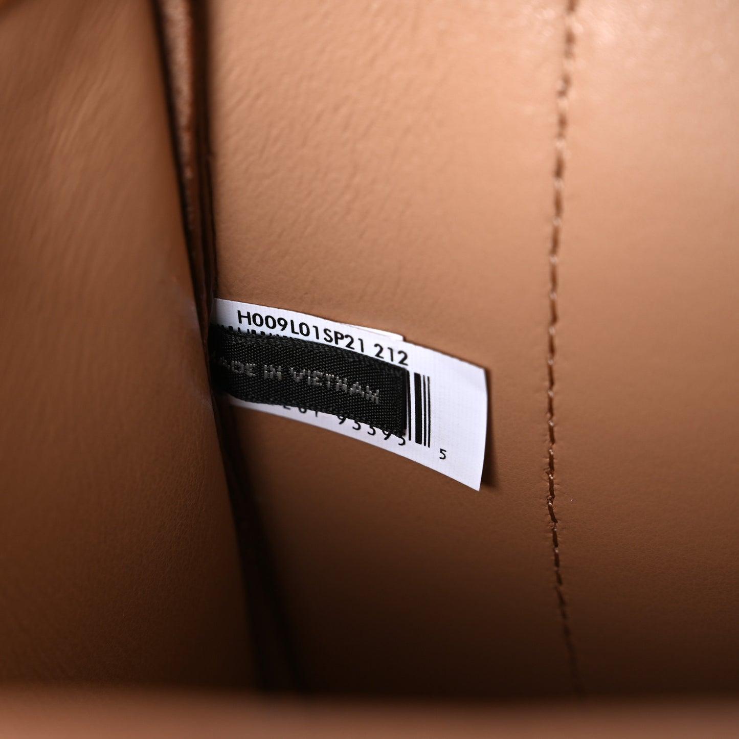 Grained Calfskin Small The Tote Bag Argan Oil