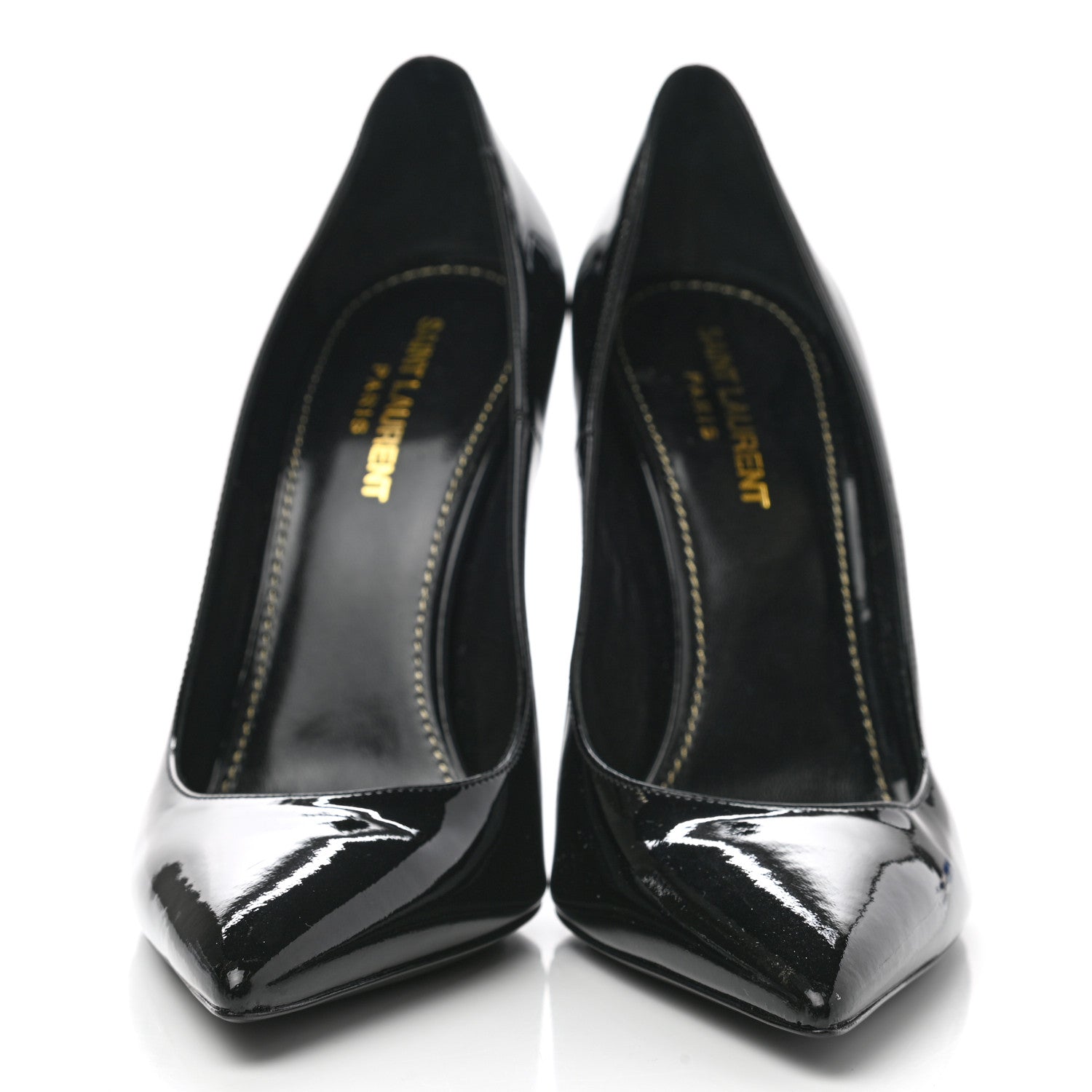 Saint Laurent Patent Opyum 110 Pumps 39 Black 2 of 8