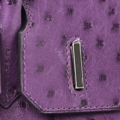 Hermes Ostrich Birkin 30 Violine 13 of 14