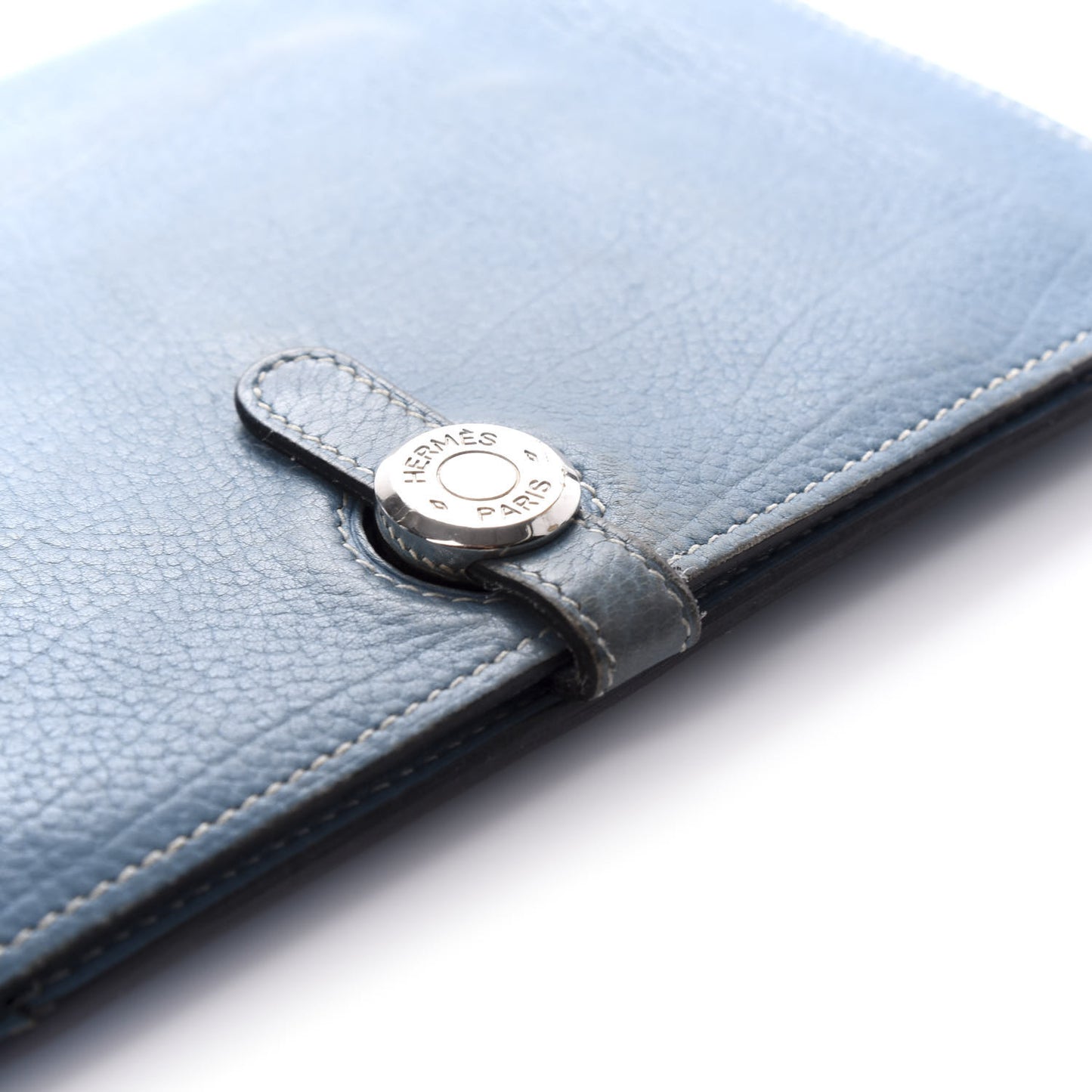 Veau Rodeo Dogon Duo Wallet Blue Jean