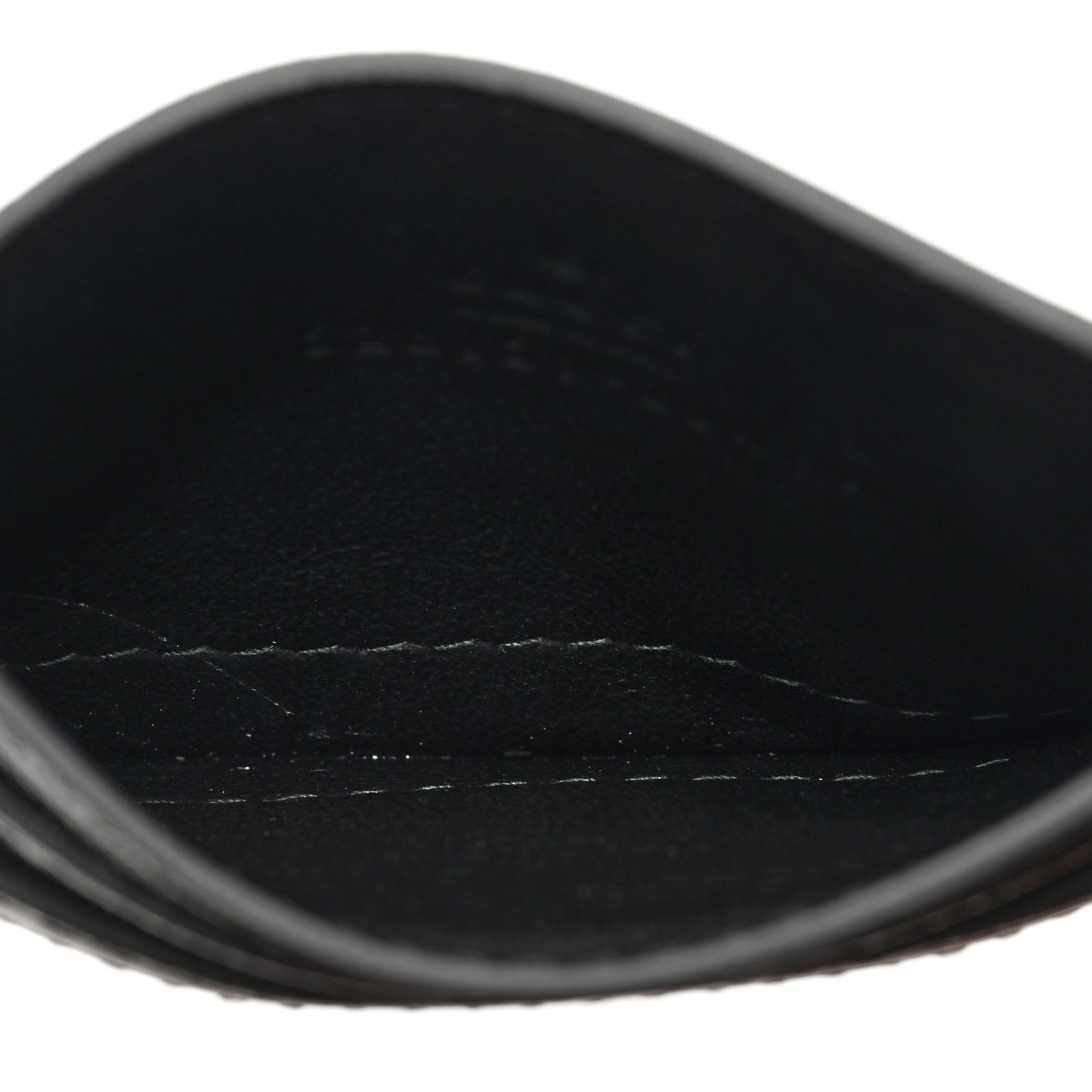 Suede Patent Ophidia Card Holder Hibiscus Red Black