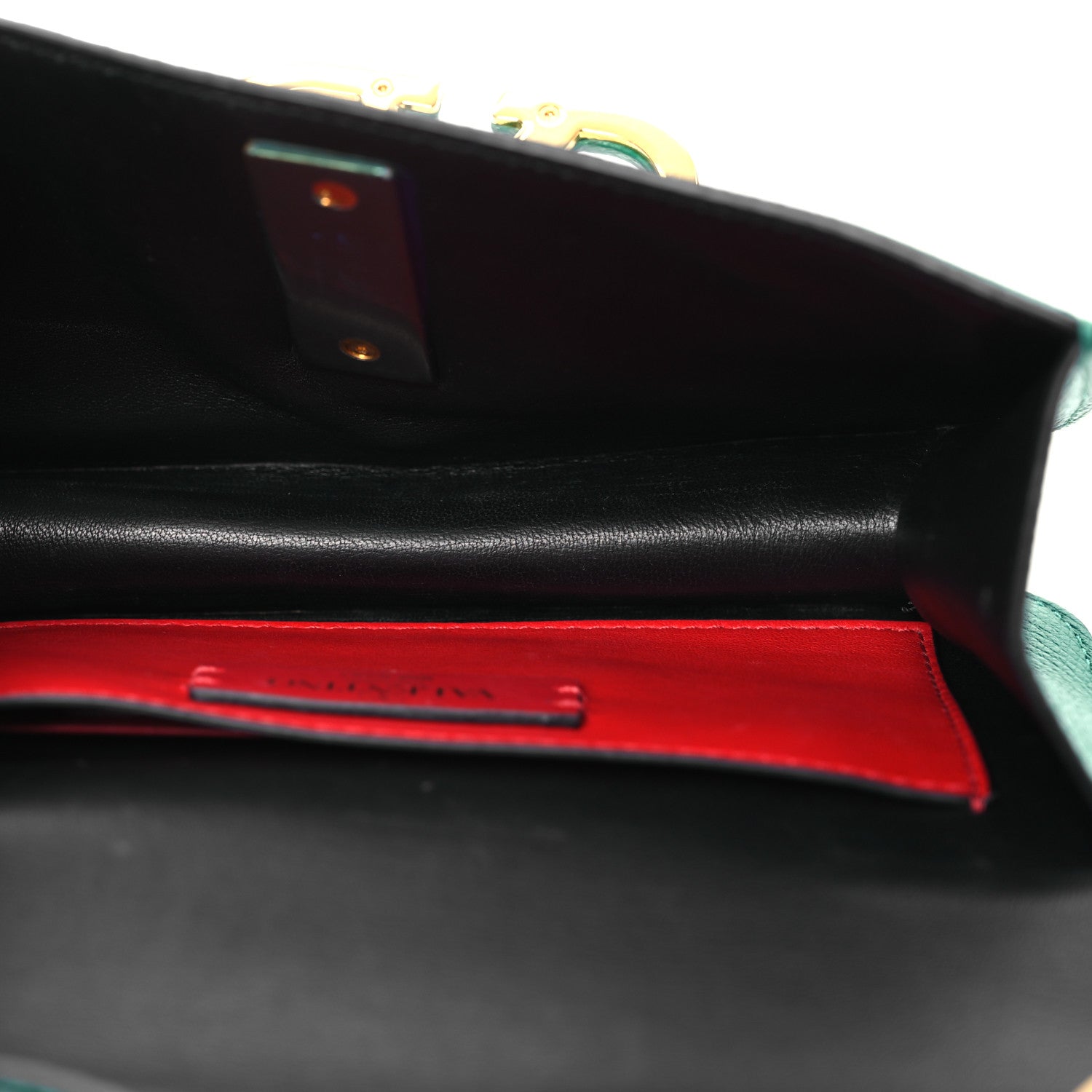 Valentino Garavani Grainy Calfskin VSling Belt Bag English Green 5 of 15