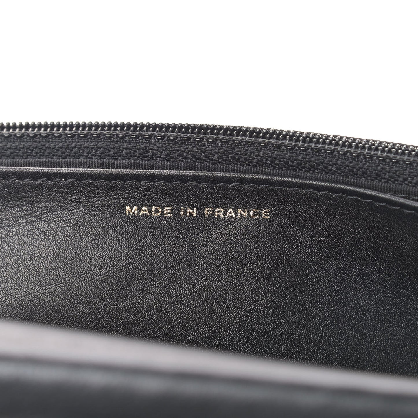 Caviar Quilted Boy Wallet On Chain WOC Black