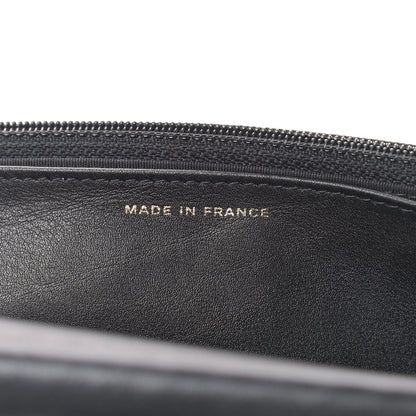 Chanel Caviar Quilted Boy Wallet On Chain WOC Black 6 of 12