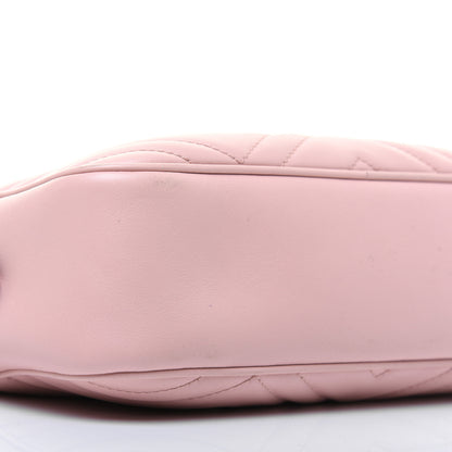 Gucci Calfskin Matelasse Small GG Marmont Chain Shoulder Bag Perfect Pink 7 of 18