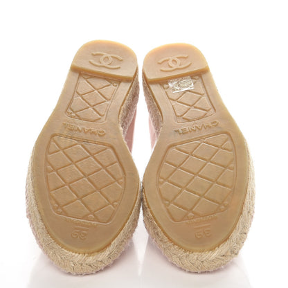 Chanel Patent CC Espadrilles 39 Pink 5 of 10