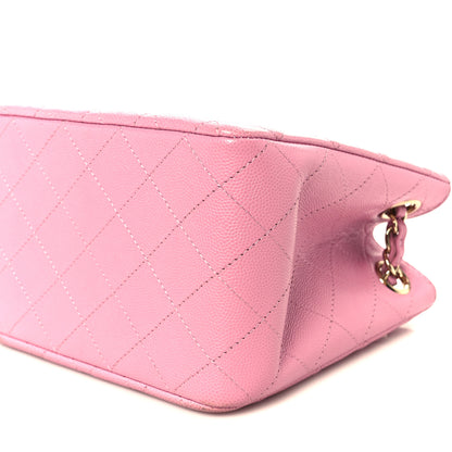 Chanel Caviar Quilted Mini Bucket Bag Pink 10 of 10