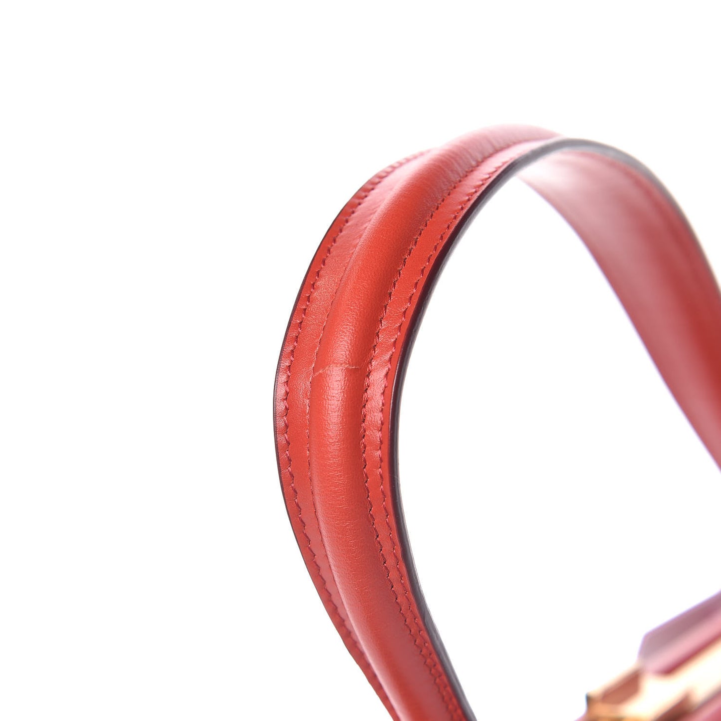 Patina Box Calfskin Medium Clasp Bag Scarlet