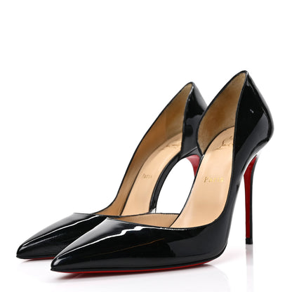 Christian Louboutin Patent Iriza 100 Pumps 39.5 Black 3 of 8