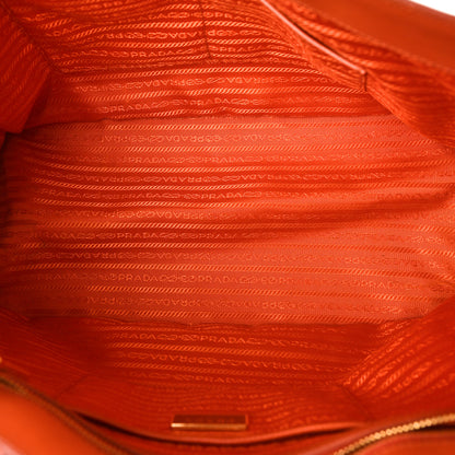 Prada Saffiano Lux Large Tote Papaya 5 of 10