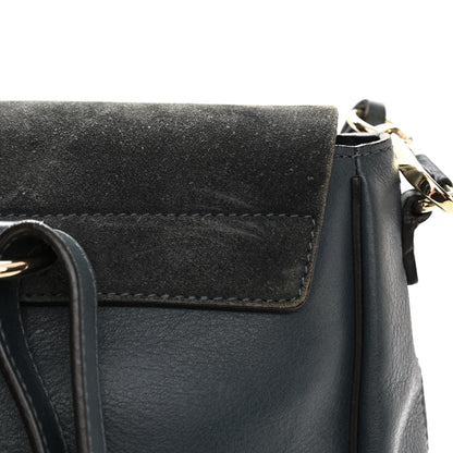 Chloe Suede Calfskin Medium Faye Backpack Silver Blue 11 of 13