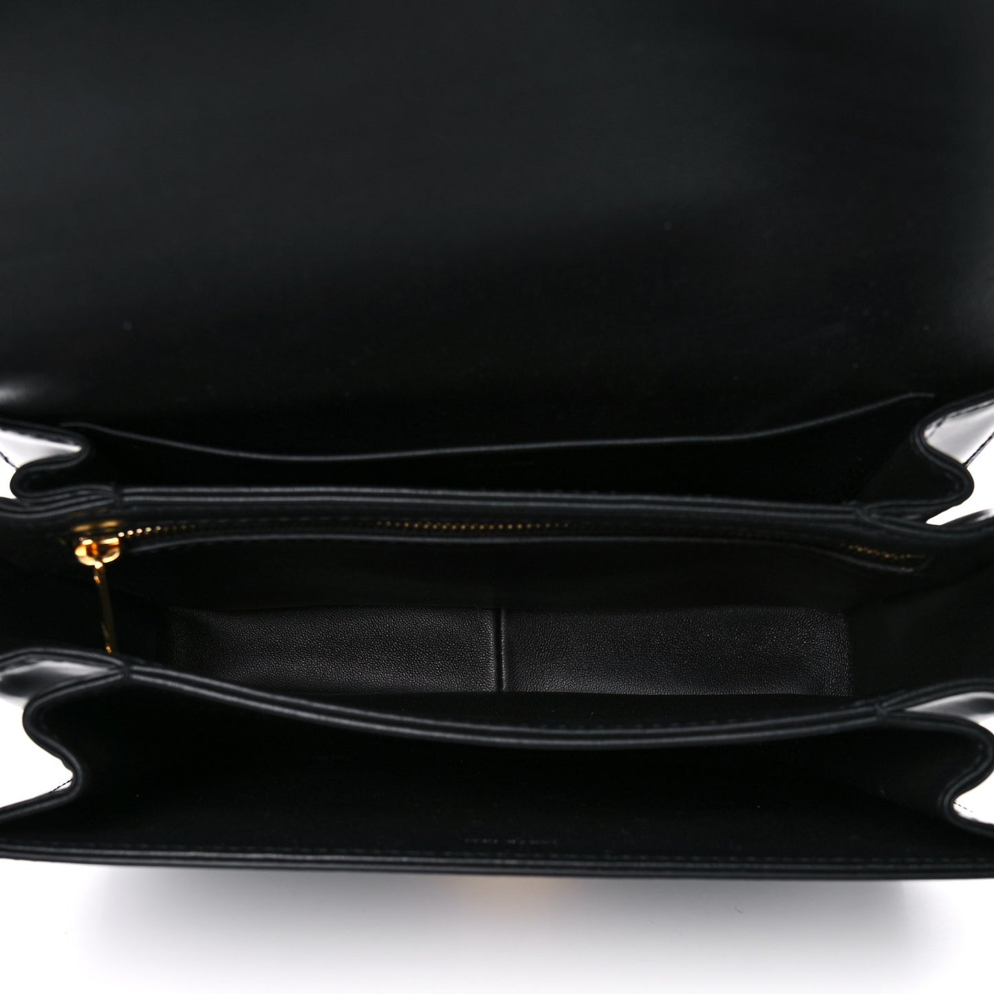 Shiny Calfskin Medium Triomphe Black