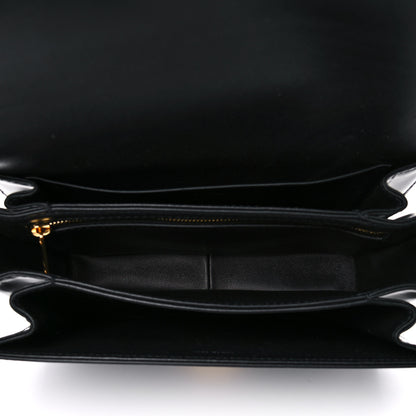 Celine Shiny Calfskin Medium Triomphe Black 5 of 15