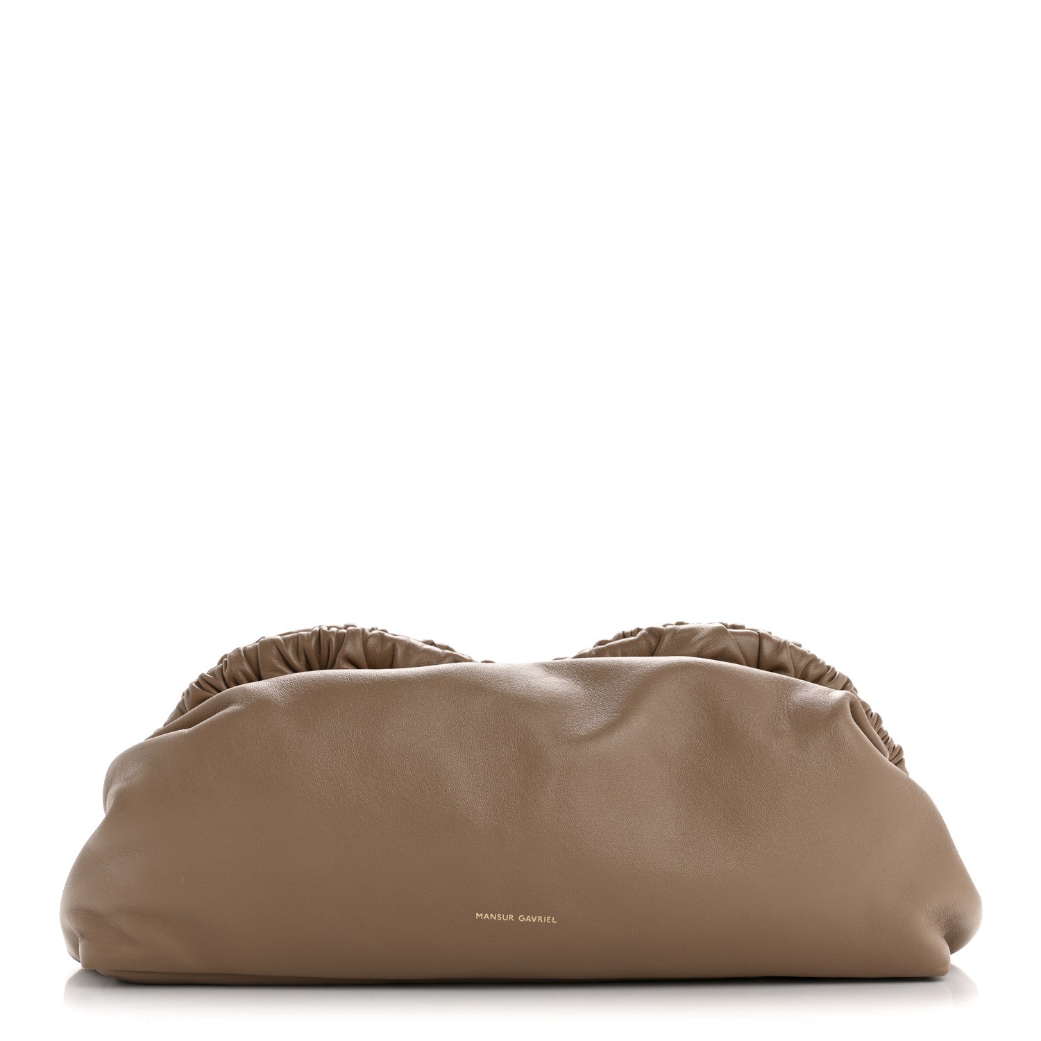 Mansur Gavriel Lambskin Cloud Clutch Biscotto 1 of 9