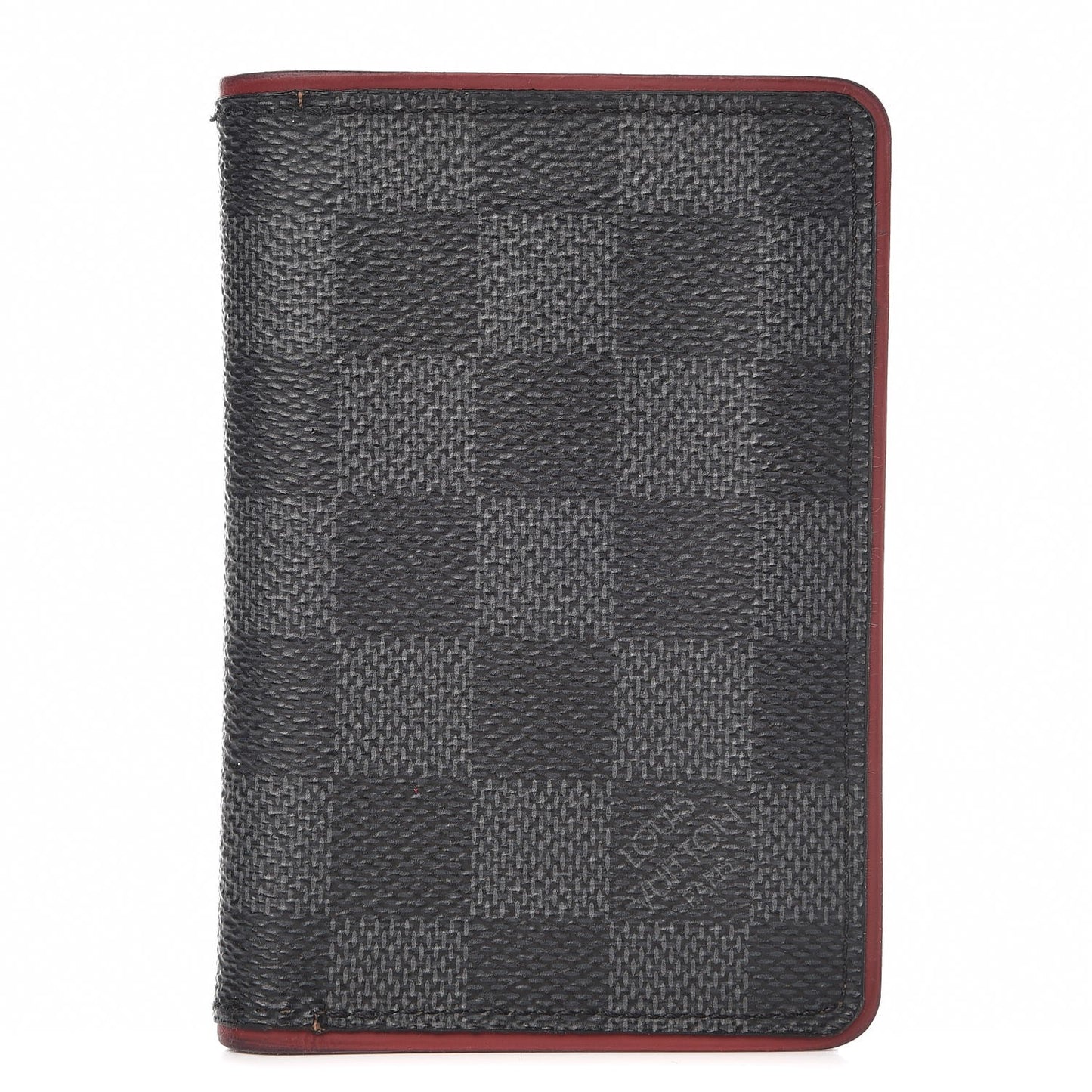 Damier Graphite Pocket Organizer Bordeaux