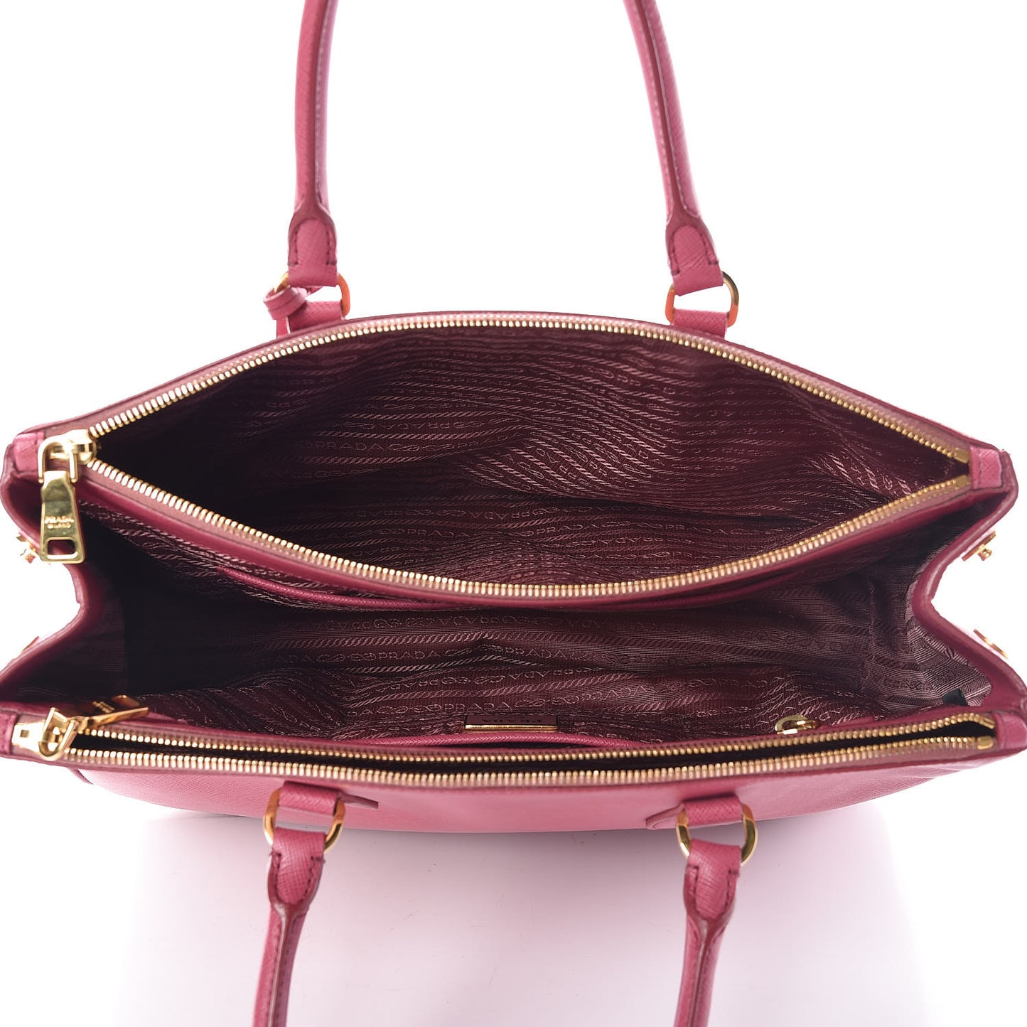 Saffiano Large Galleria Double Zip Tote Bruyere