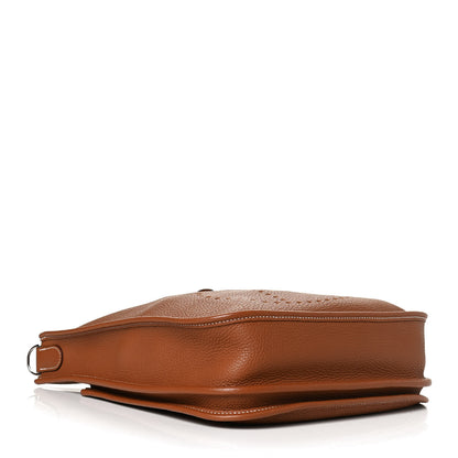 Hermes Taurillon Clemence Evelyne III PM Gold 3 of 9