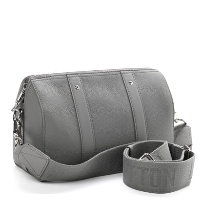 Louis Vuitton Grained Calfskin Aerogram City Keepall Gris 3 of 9