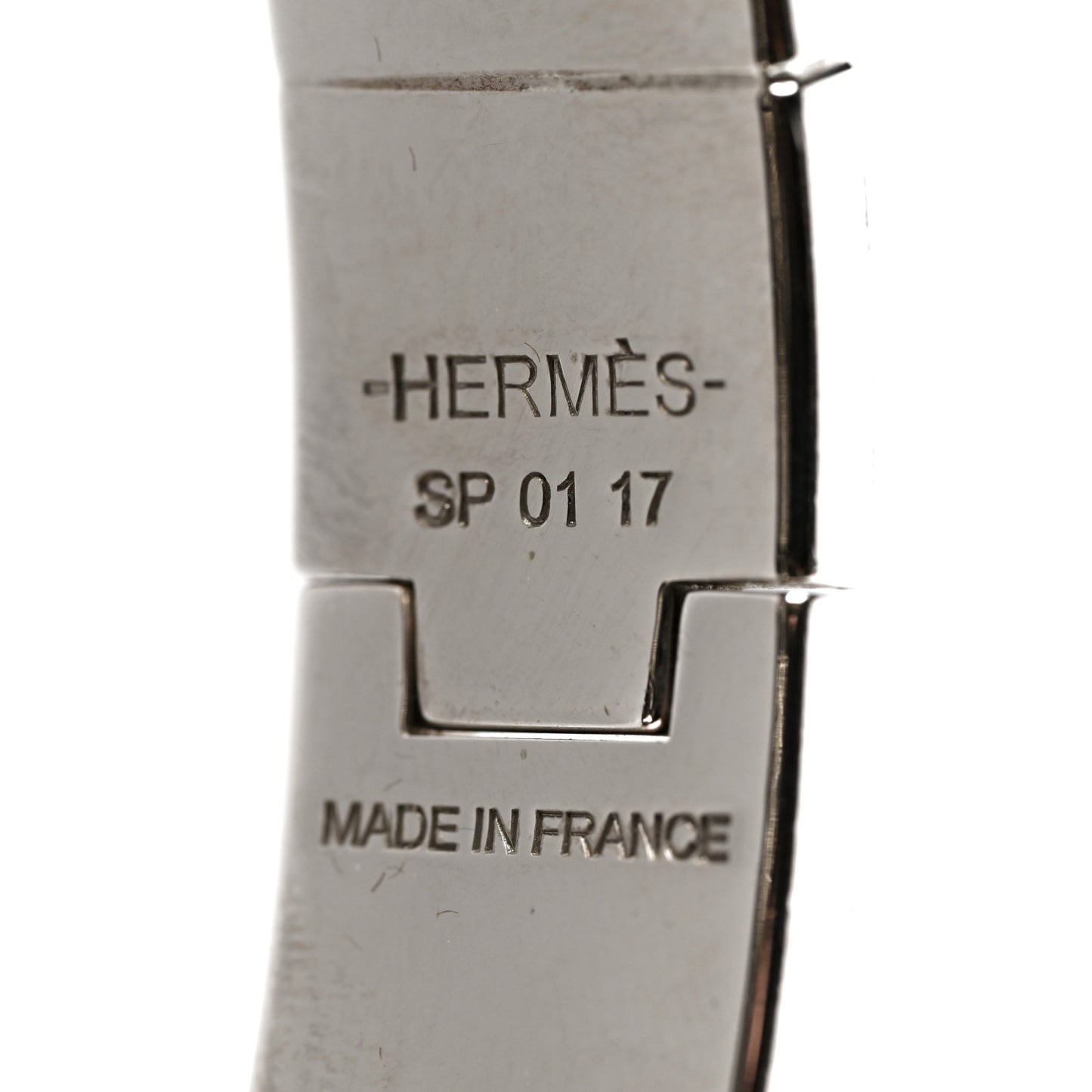 Enamel Printed Narrow Colliers De Chiens Hinged Bracelet S