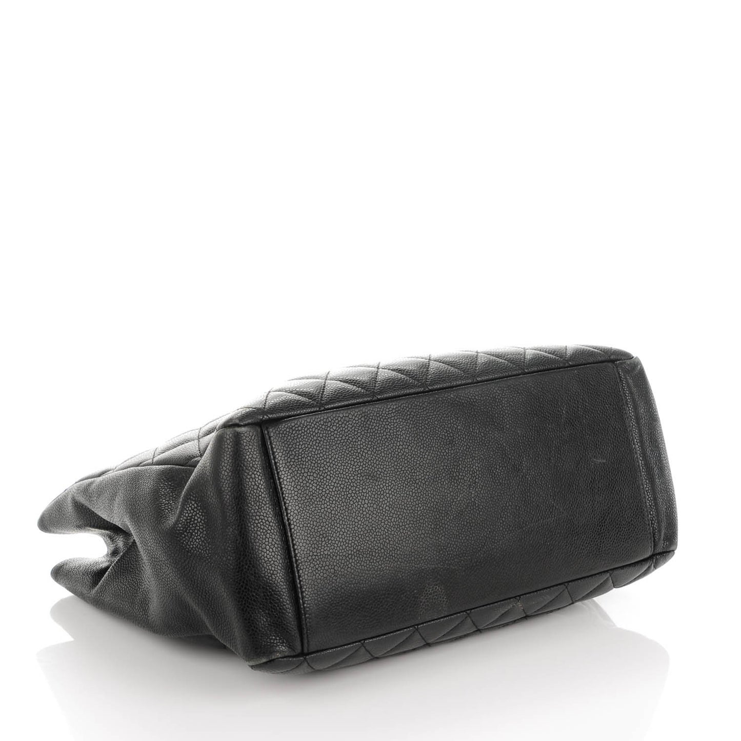 Caviar Quilted Grand Shopping Tote GST Black