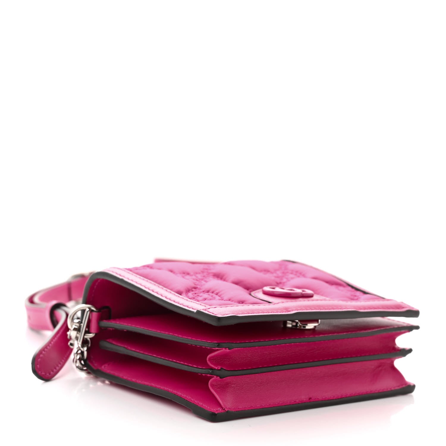 Gucci Nylon Calfskin Enamel GG Matelasse Mini Chain Bag Lovely 4 of 11