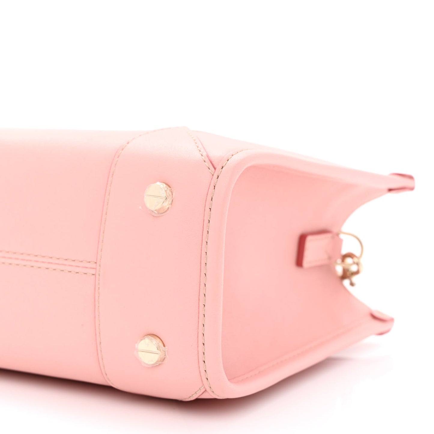 Calfskin Mini Munchen Tote Pink Blush