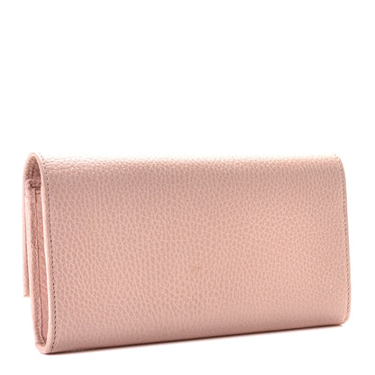 Gucci Dollar Calfskin GG Marmont Continental Wallet Perfect Pink 2 of 8