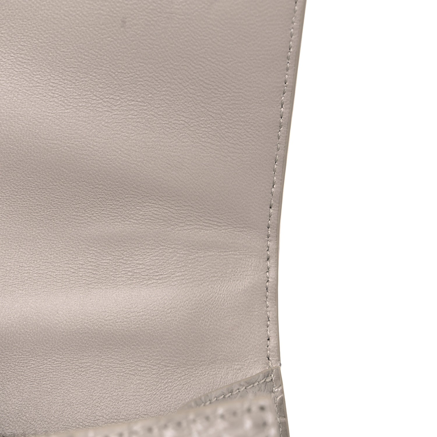 Balenciaga Shiny Calfskin Crocodile Embossed Small Hourglass Top Handle Bag Cold Beige 9 of 10