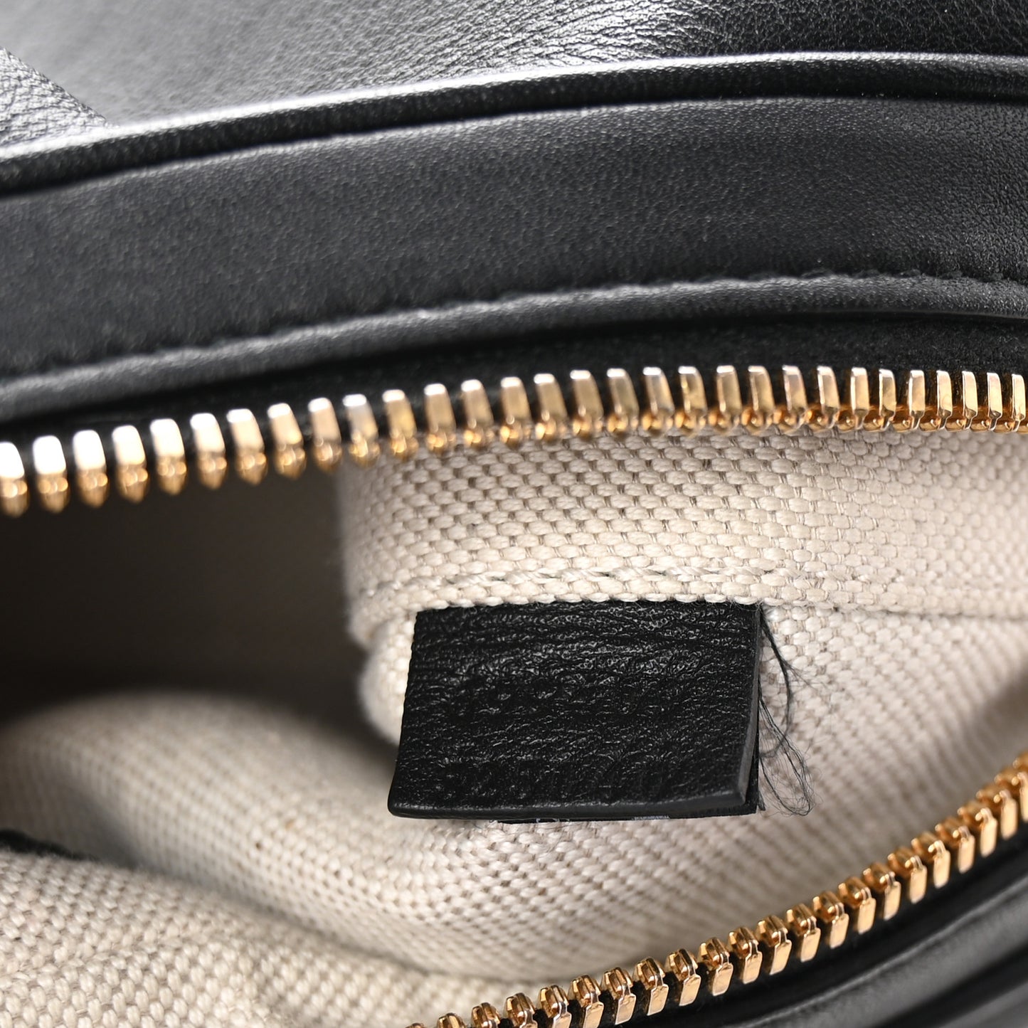 Aria Calfskin Web Small Attache Shoulder Bag Black