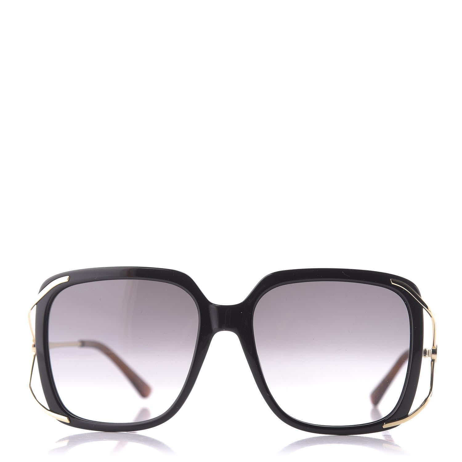 Gucci Acetate Butterfly Sunglasses GG0647S Black White 2 of 10