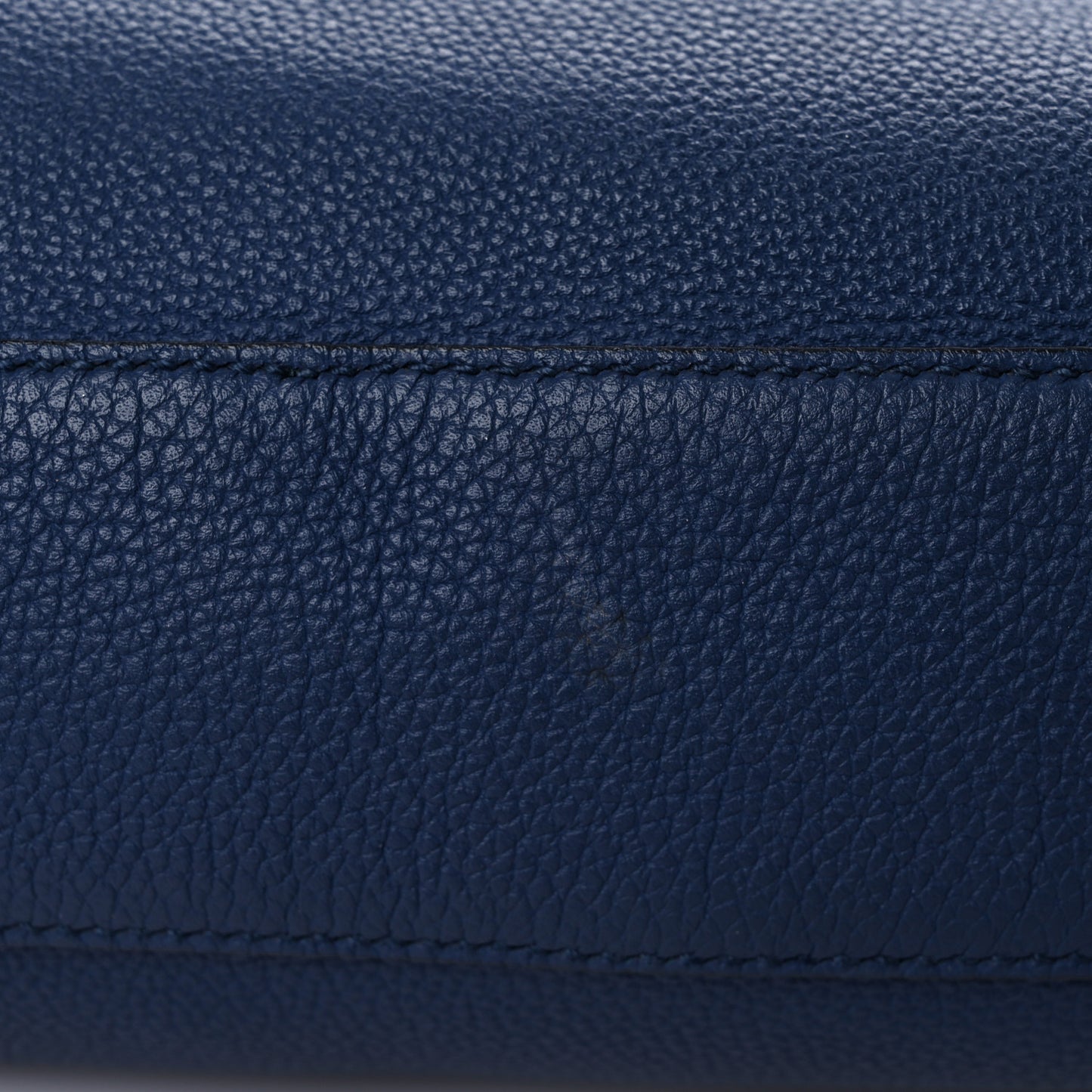 Soft Grained Calfskin Large Jackie Hobo Classic Blue Marine