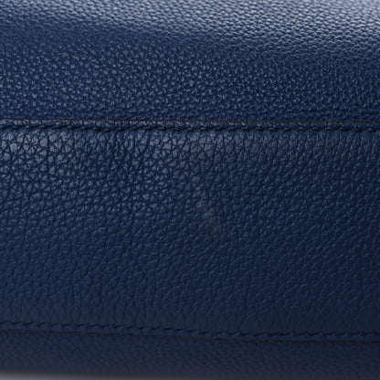 Gucci Soft Grained Calfskin Large Jackie Hobo Classic Blue Marine 18 of 25