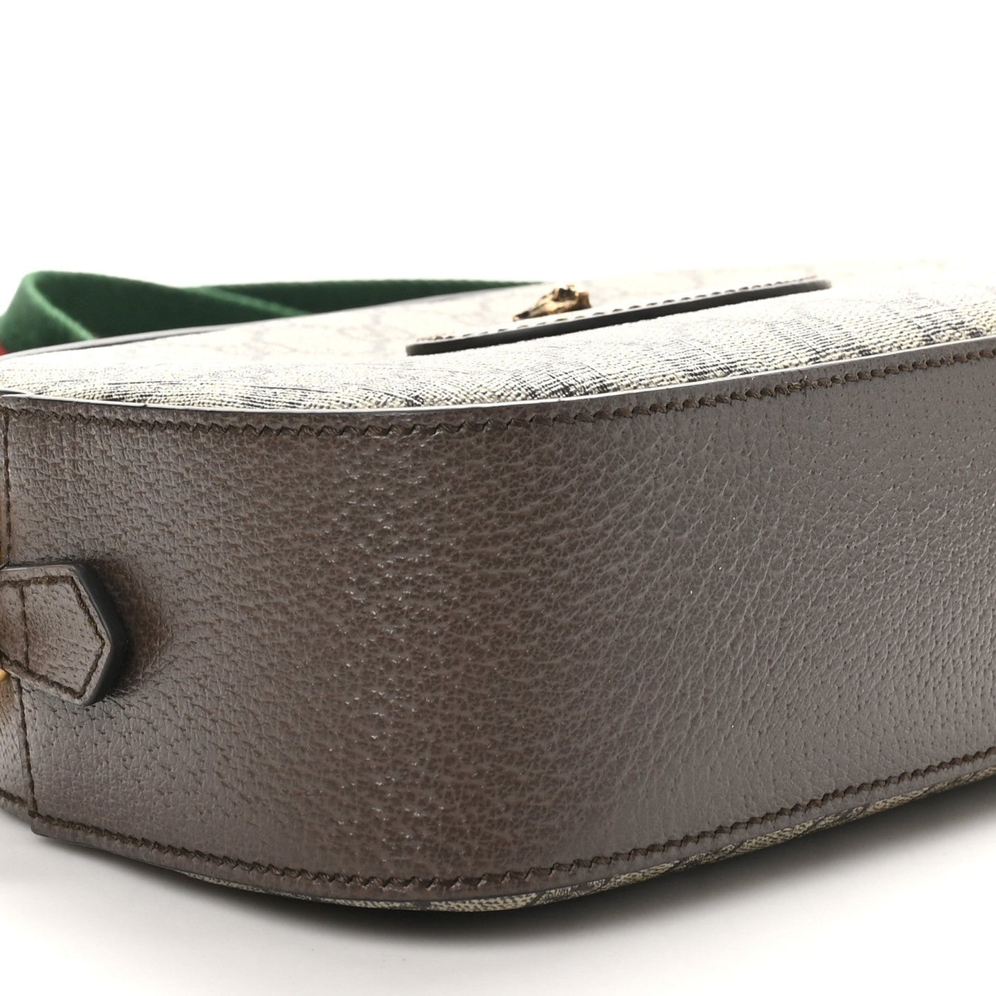 GG Supreme Monogram Web Neo Vintage Shoulder Bag Beige New Acero Crop