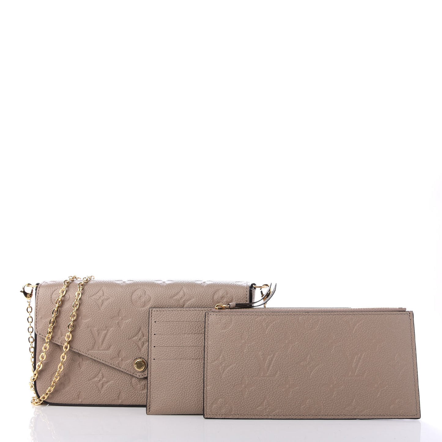 Empreinte Pochette Felicie Chain Wallet Tourterelle