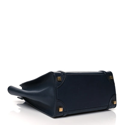 Celine Smooth Calfskin Micro Luggage Navy 4 of 12