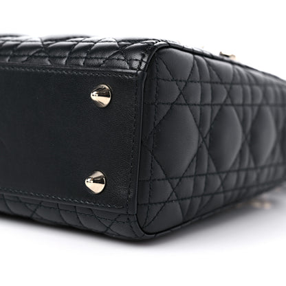 Christian Dior Lambskin Cannage Small My ABCDior Lady Dior Black 8 of 9