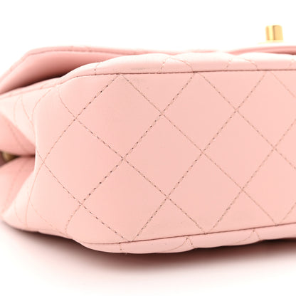 Chanel Lambskin Quilted Small Sweet Camellia Flap Light Pink 9 of 10