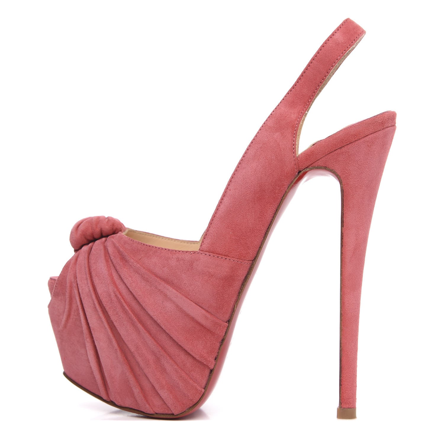 Christian Louboutin Veau Velours Miss Benin 160 Pumps 35.5 Rose Paris 1 of 9