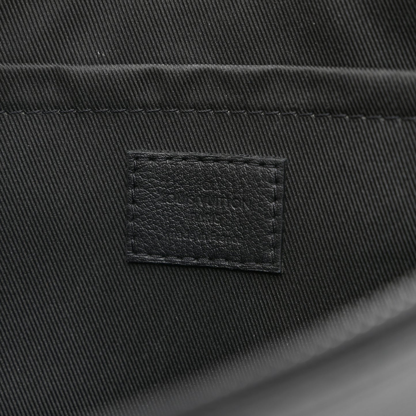 Shadow Calfskin Monogram Pochette Voyage Souple Black