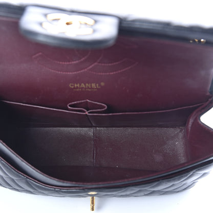Chanel Lambskin Quilted Jumbo Double Flap Black 5 of 12