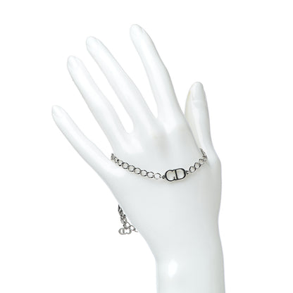 Christian Dior Metal CD Bracelet Silver 2 of 4