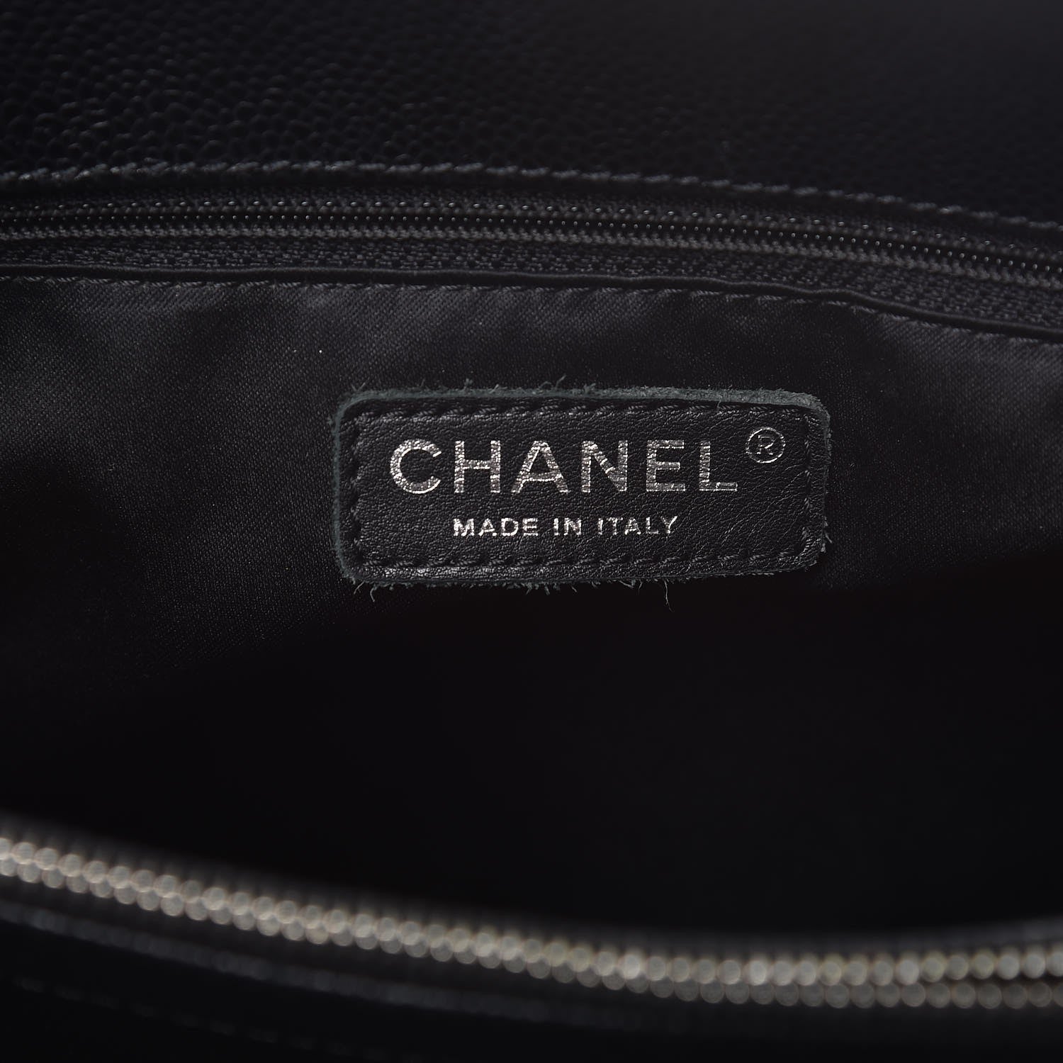Chanel Caviar Quilted Grand Shopping Tote GST Black 6 of 11