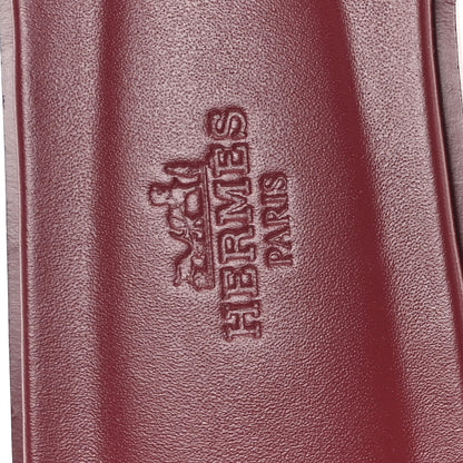 Hermes Epsom Oran Sandals 38.5 Rouge H 8 of 10
