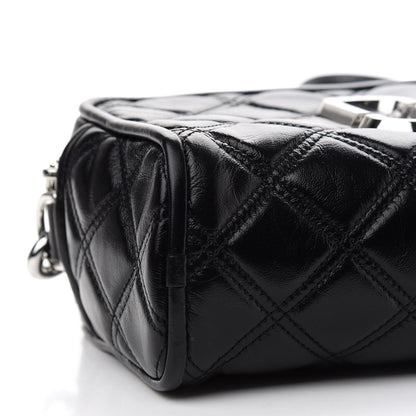 Marc Jacobs Natural Grain Calfskin Quilted The Softshot 21 Bag Black 9 of 10
