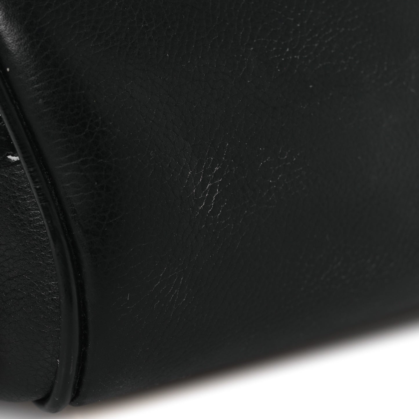 Calfskin Gambler Dice Bowler Black
