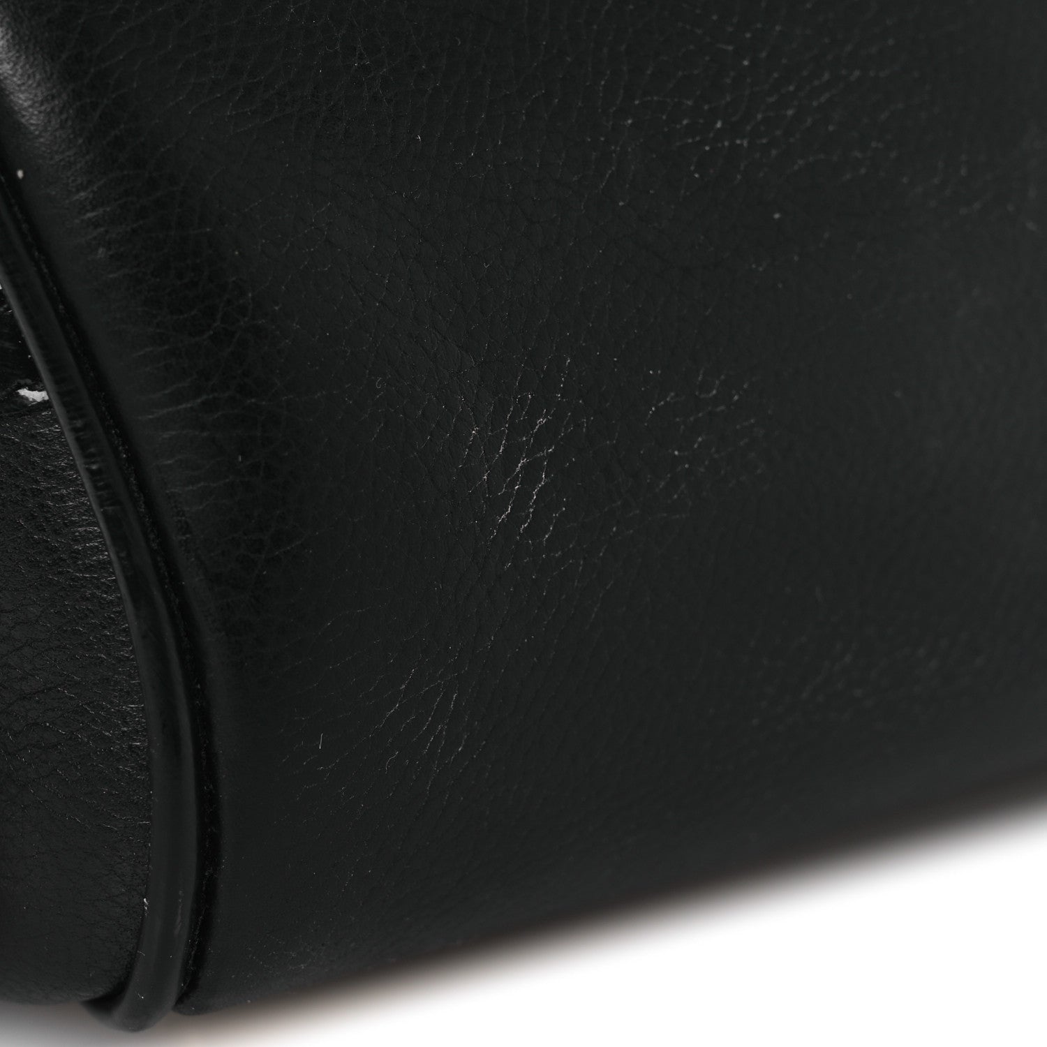 Christian Dior Calfskin Gambler Dice Bowler Black 10 of 11
