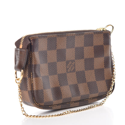 Louis Vuitton Damier Ebene Mini Pochette Accessories 3 of 10