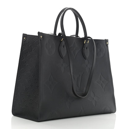 Louis Vuitton Empreinte Monogram Giant Onthego GM Black 3 of 10